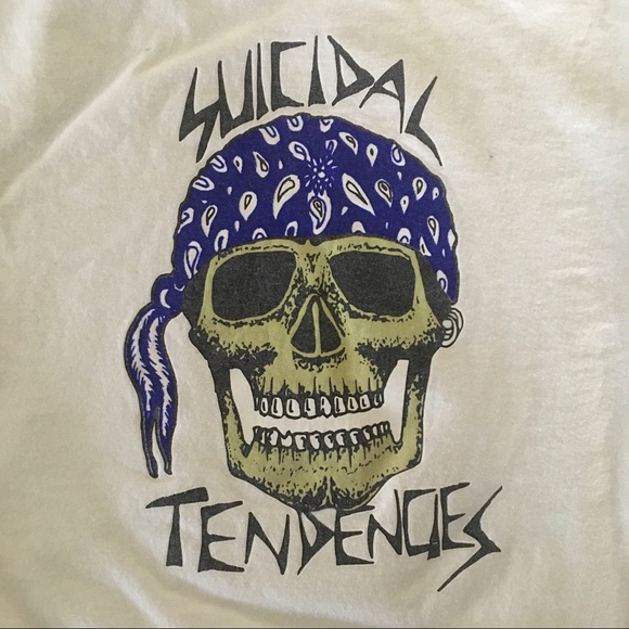 Suicidal Tendencies vintage punk rock band concert skeleton face - Picture 2 of 5